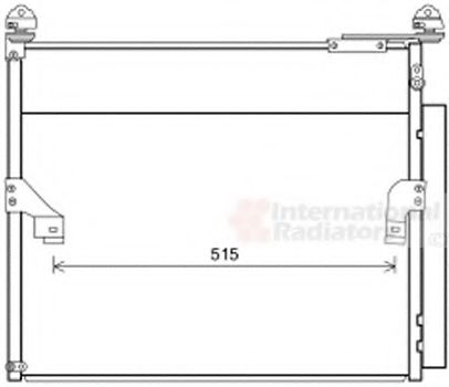 Радиатор кондиционера VAN WEZEL 53005655