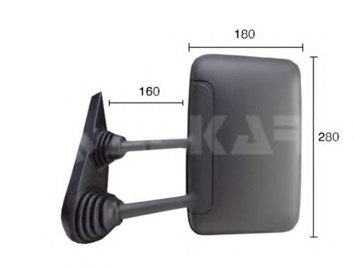 Зеркало заднего вида ALKAR 9202976