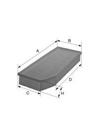 Воздушный фильтр UNIFLUX FILTERS XA476