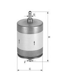Топливный фильтр UNIFLUX FILTERS XB43