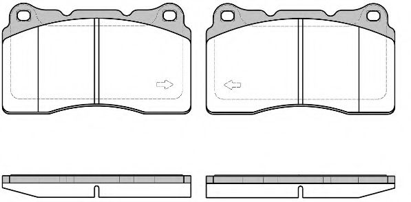 Тормозные колодки WOKING P7663.40
