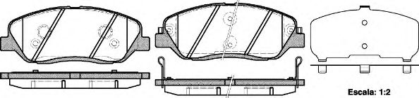 Тормозные колодки WOKING P13263.02