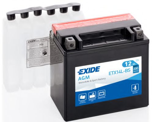Стартерная аккумуляторная батарея CENTRA ETX14L-BS