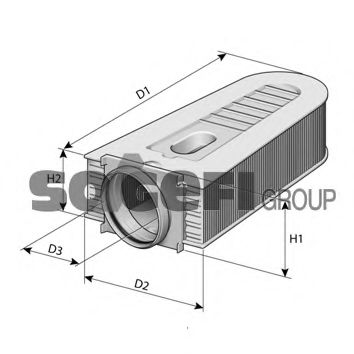Воздушный фильтр PURFLUX A1470