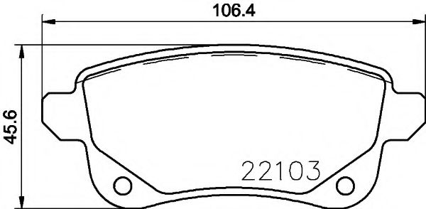 Тормозные колодки TEXTAR 2210301