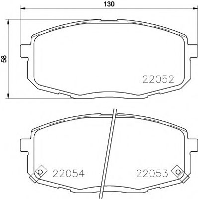 Тормозные колодки TEXTAR 2205201