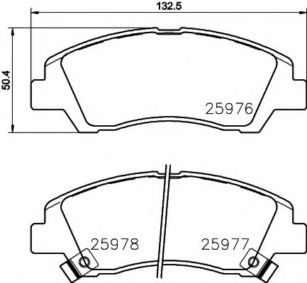 Тормозные колодки TEXTAR 2597601