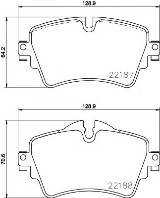 Тормозные колодки TEXTAR 2218701