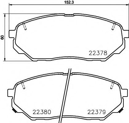 Тормозные колодки TEXTAR 2237801