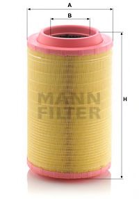 Повітряний фільтр MANN-FILTER C 25 860/8