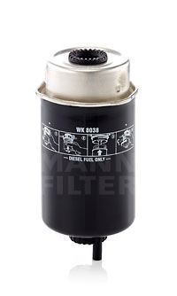 Паливний фільтр MANN-FILTER WK 8038