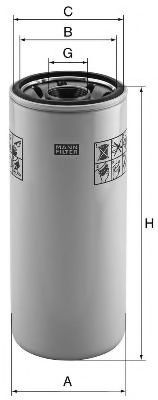 Масляный фильтр MANN-FILTER W 11 011