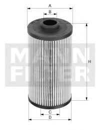 Масляный фильтр MANN-FILTER HU 12 003 x