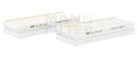 Фильтр салона MANN-FILTER CU 25 010-2