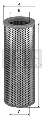 Фильтр системы привода рабочего оборудования MANN-FILTER HD 10 245