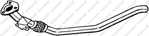 Труба выхлопного газа BOSAL 800-047