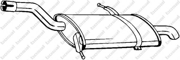 Глушитель BOSAL 135-125