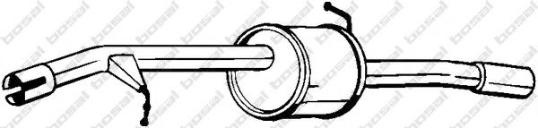 Глушитель BOSAL 135-109