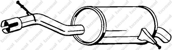 Глушитель BOSAL 135-127