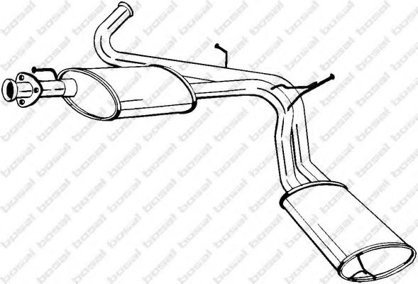 Глушитель BOSAL 282-421