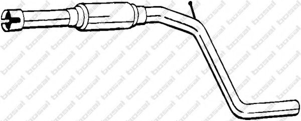 Труба выхлопного газа BOSAL 800-189