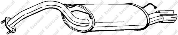 Глушитель BOSAL 165-139