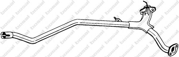 Труба выхлопного газа BOSAL 850-039
