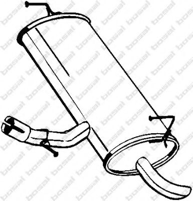 Глушитель BOSAL 145-261