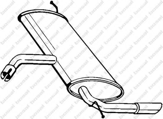 Глушитель BOSAL 227-043