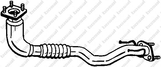 Труба выхлопного газа BOSAL 750-247