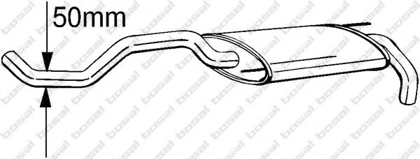 Глушник BOSAL 233-399