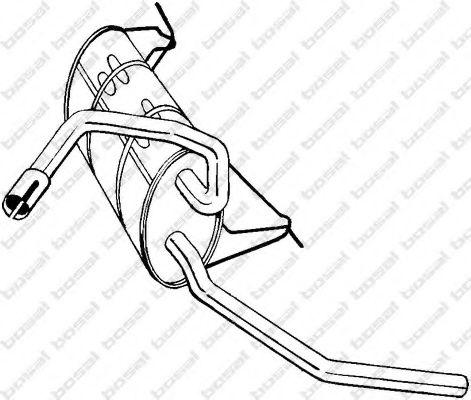Глушитель BOSAL 235-177