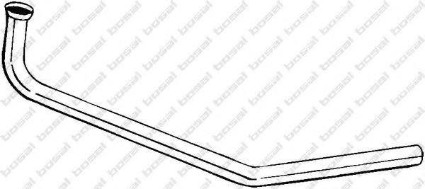 Труба выхлопного газа BOSAL 823-017
