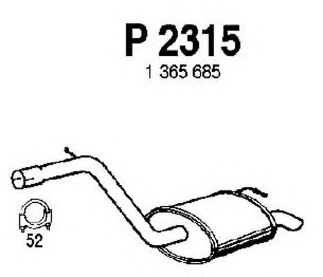 Глушитель FENNO P2315