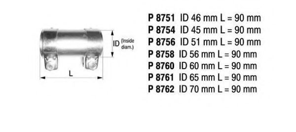 Соединительные элементы, система выпуска FENNO P8762
