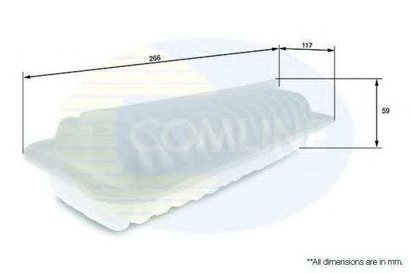 Повітряний фільтр COMLINE CTY12085