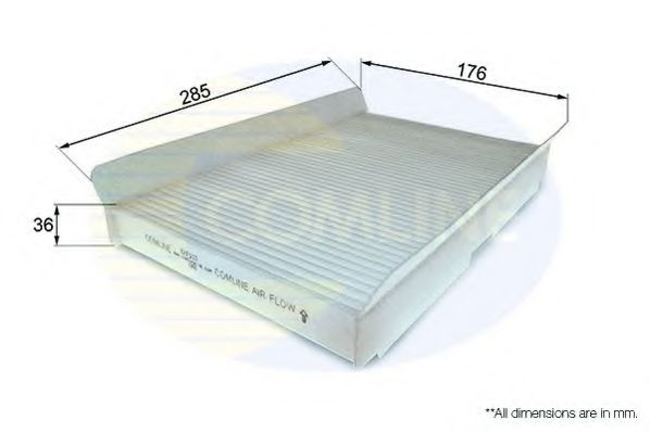 Фильтр салона COMLINE EKF117