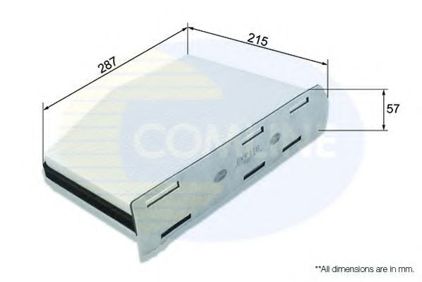 Фильтр салона COMLINE EKF118