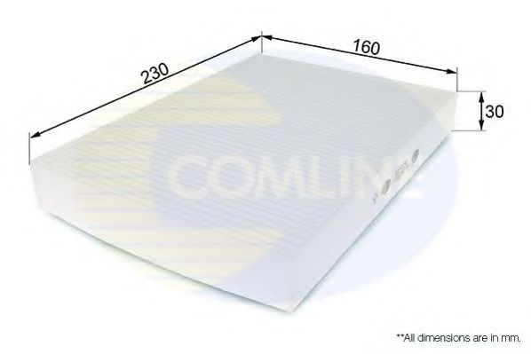 Фильтр салона COMLINE EKF124