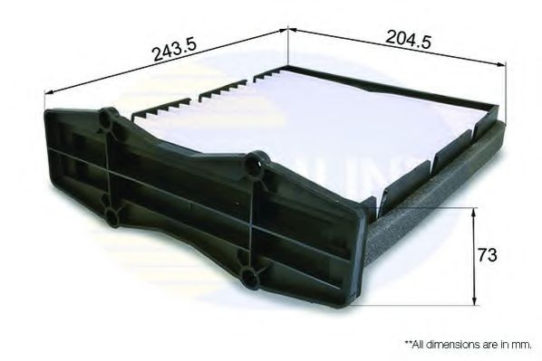 Фільтр салону COMLINE EKF153