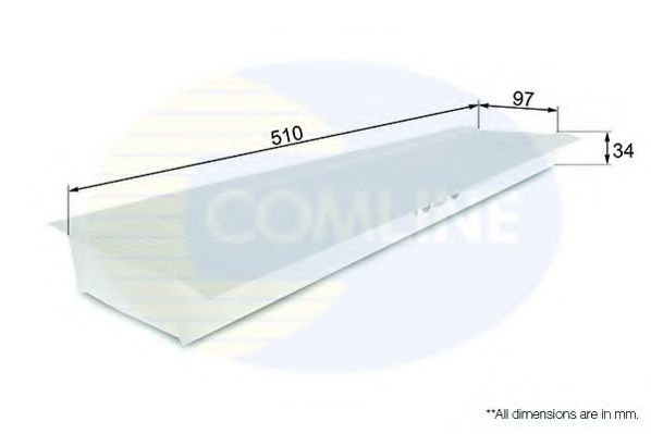Фильтр салона COMLINE EKF155