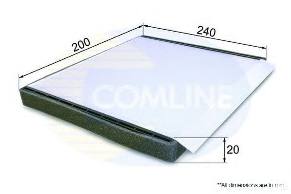Фильтр салона COMLINE EKF203