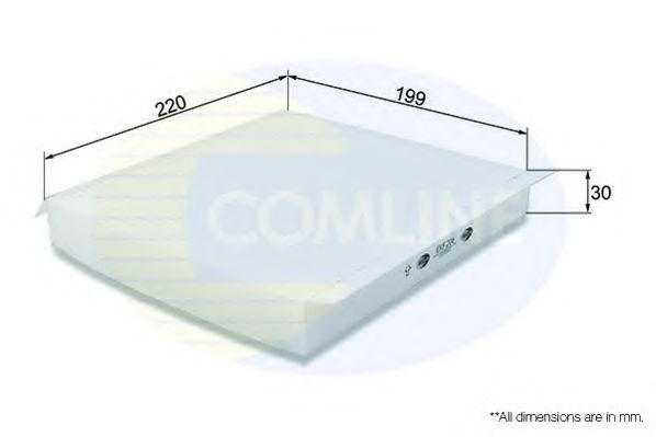 Фильтр салона COMLINE EKF206
