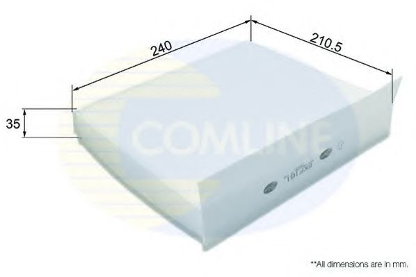 Фільтр салону COMLINE EKF161