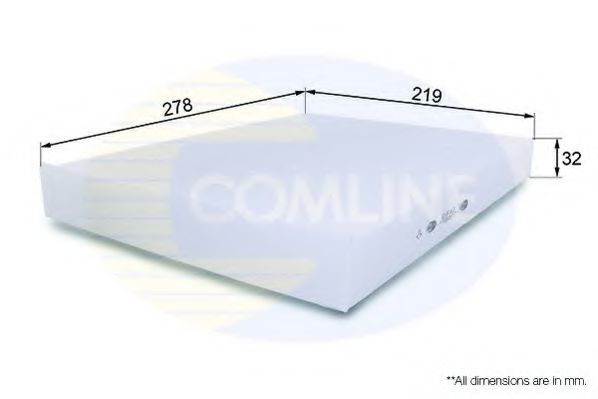 Фильтр салона COMLINE EKF163
