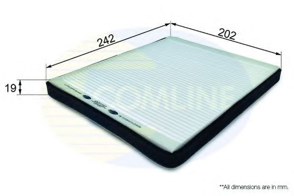 Фильтр салона COMLINE EKF212