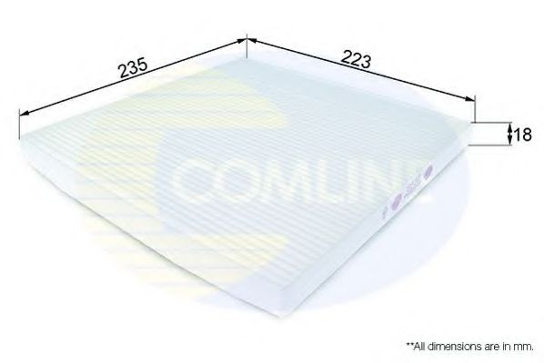 Фильтр салона COMLINE EKF213