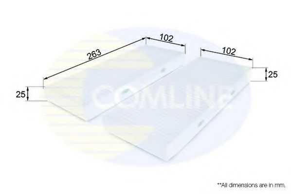 Фильтр салона COMLINE EKF221
