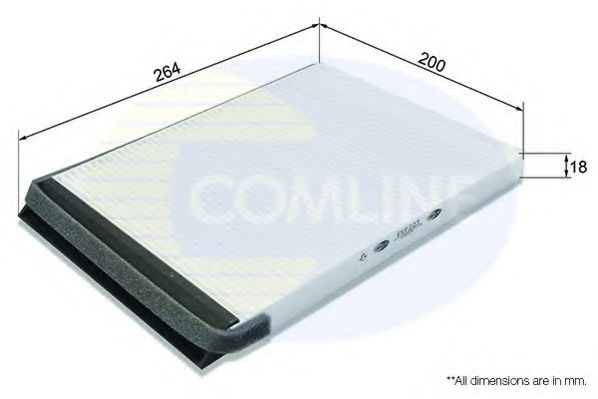 Фільтр салону COMLINE EKF223