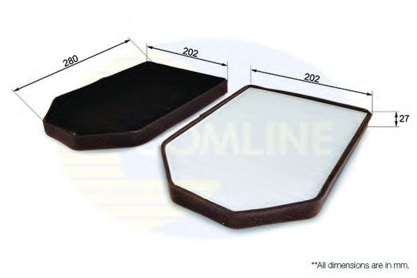 Фільтр салону COMLINE EKF236